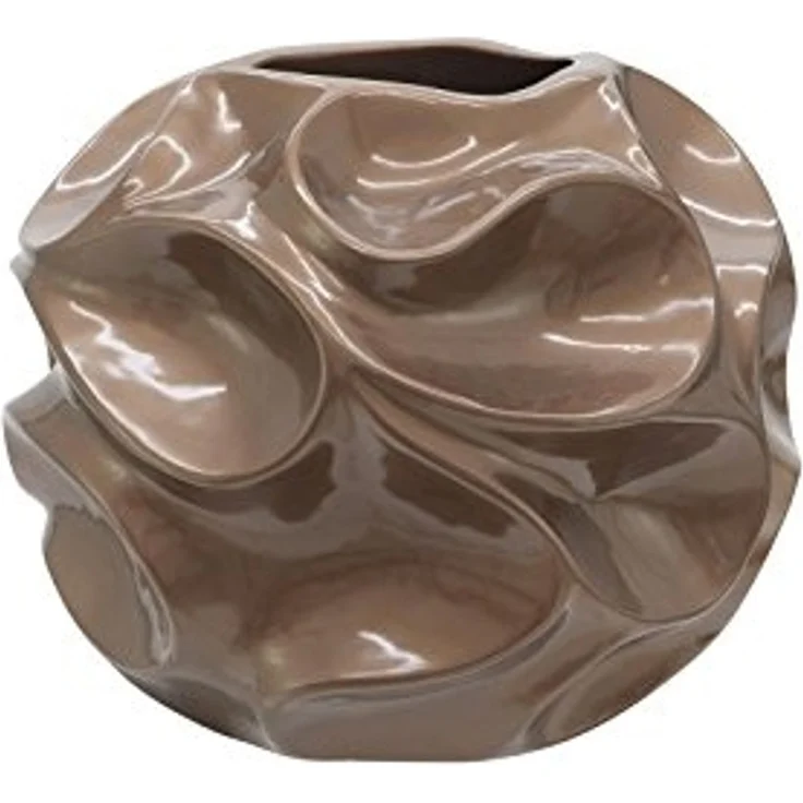 EUROPALMS Designübertopf BUBBLE-35, braun – Bild 1