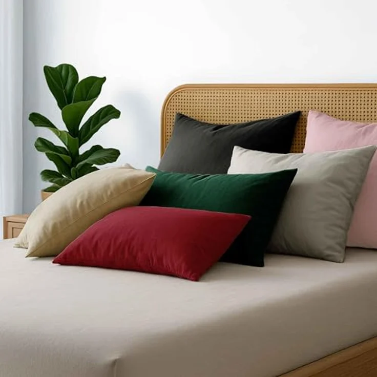 Dreamzie Kissenbezug 50x70 Renforcé Baumwolle (2er-Set) - Rosa - Dicht gewebt mit 57 Fäden/cm² - Kissenbezug 70x50 cm - Oeko Tex Zertifiziert – Bild 9