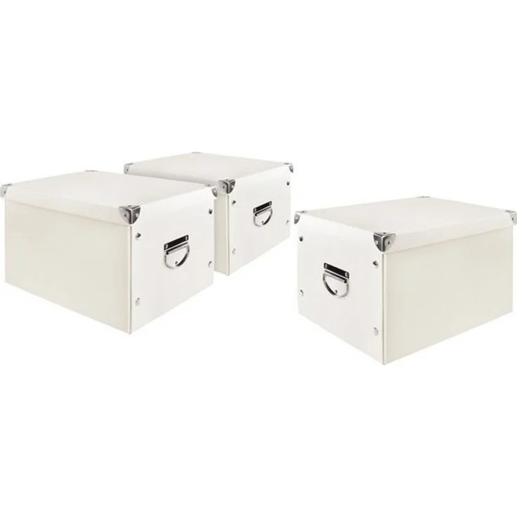 VBS Aufbewahrungsbox Aufbewahrungsbox mit Deckel, faltbar (6 St), 27 cm x 34 cm, 1 oder 3 Kisten auswählbar – Bild 2