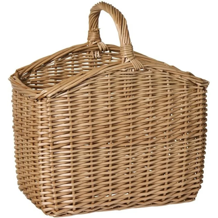 Ib Laursen - Korb Weidenkorb mit Henkel B23xH26xL35cm Weide Natur 29044-00 – Bild 3