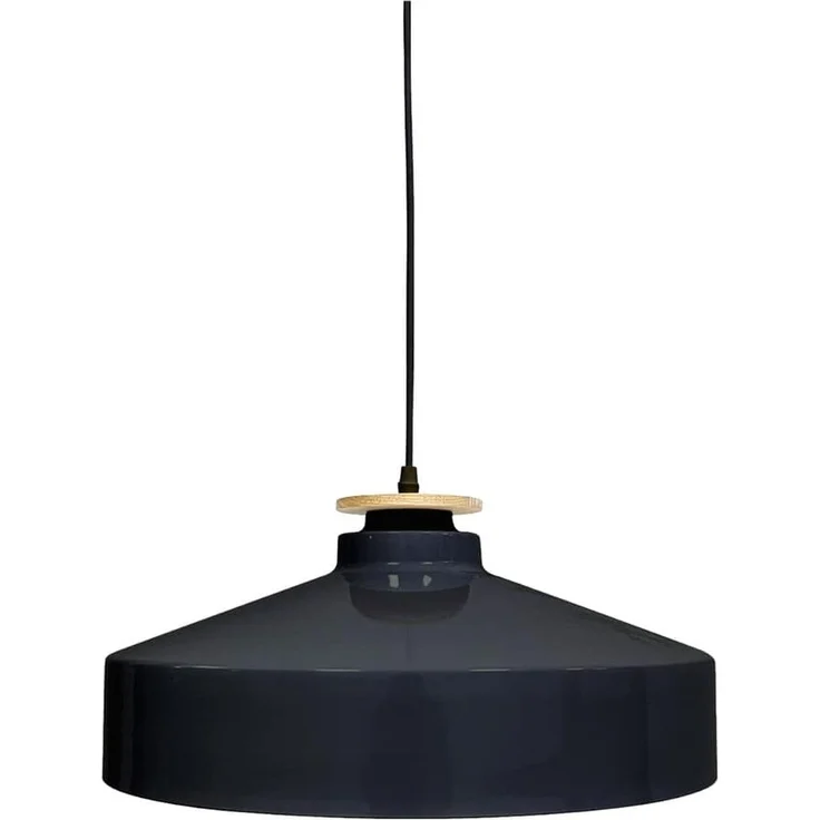 ENOVALITE Pendelleuchte ELED700171, E27-Fassung, IP20, Ø40 cm, schwarz, rund