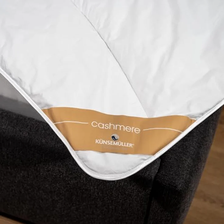 KÜNSEMÜLLER Naturhaarbettdecke Cashmere, Füllung: 100% Kaschmir, Bezug: 100% Baumwolle, Edles Himalaya-Kaschmir – Bild 6