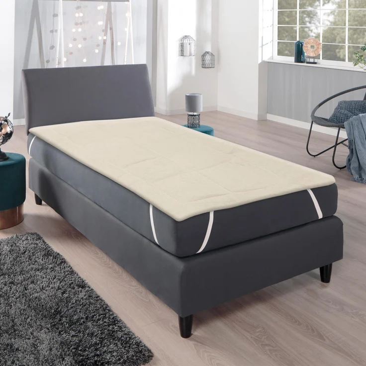 Lammflor Matratzenauflage 90x200cm – Bild 1