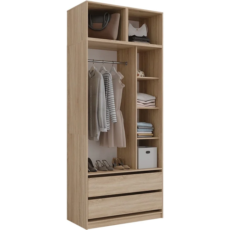 Kleiderschrank Elmo Sonoma 50 x 40 cm 3er Set Vicco – Bild 6
