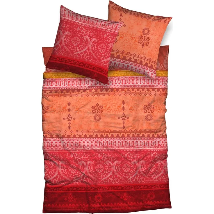 CASATEX Bettwäsche Indi, Satin, 2 teilig, romantisch, orientalisch, weich und gemütlich
