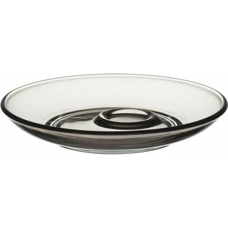 Leonardo Senso Unterteller, Untere Klein, Teller fürTasse, Glas, Grau, Ø 11. 5 cm, 49682