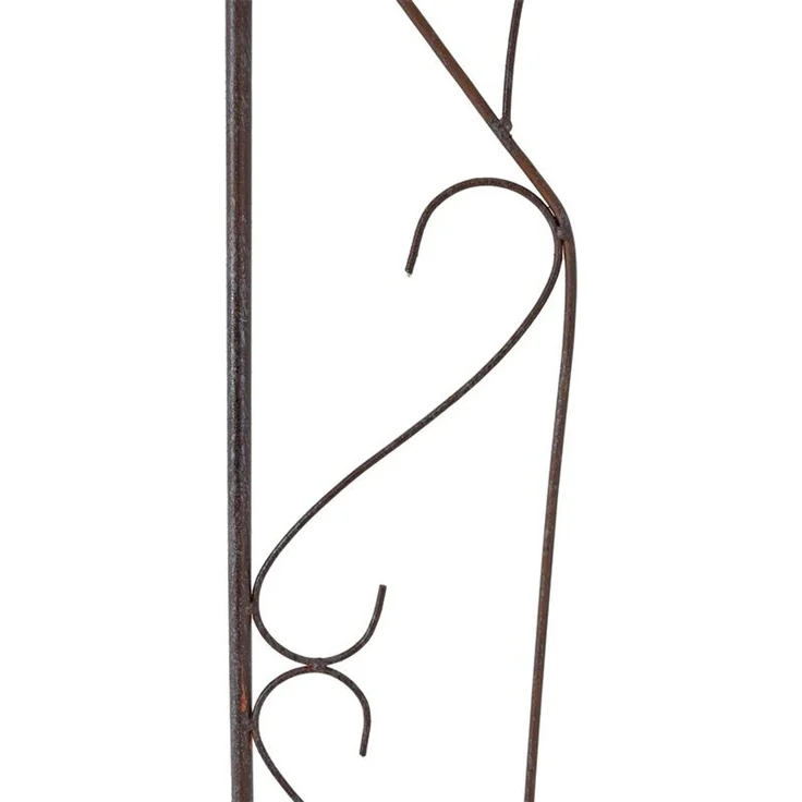Rankhilfe Rankgitter Kletterhilfe mit Haken Pflanzengitter 27x144cm Rost Spalier – Bild 4