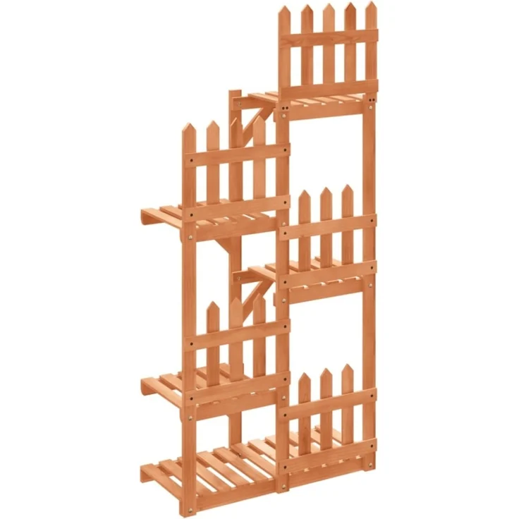 vidaXL Blumenständer 60x25x130 cm Massivholz Tanne 362874 – Bild 7