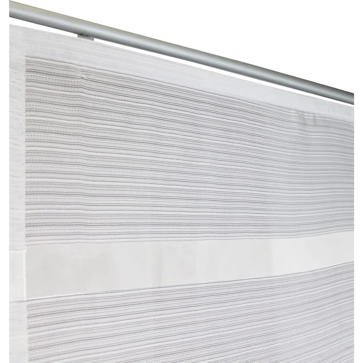 Haus und Deko Schiebegardine Flächenvorhang 60x245 cm halbtransparent gestreift Schiebegardine (1 St), Paneelwagen, halbtransparent, Polyester – Bild 5