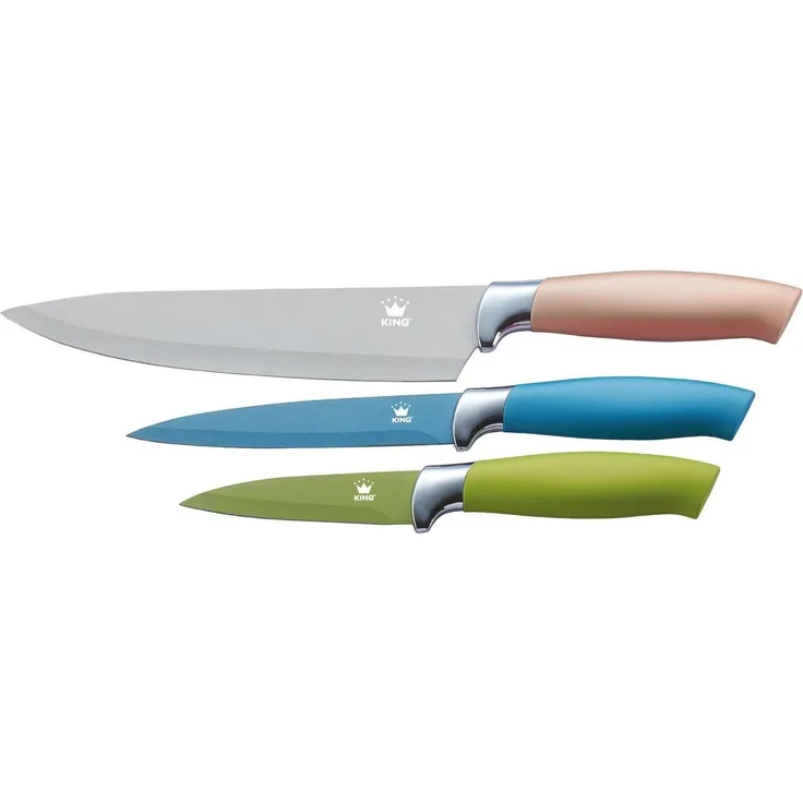 KING Messer-Set Metallic (Set, 3-tlg)