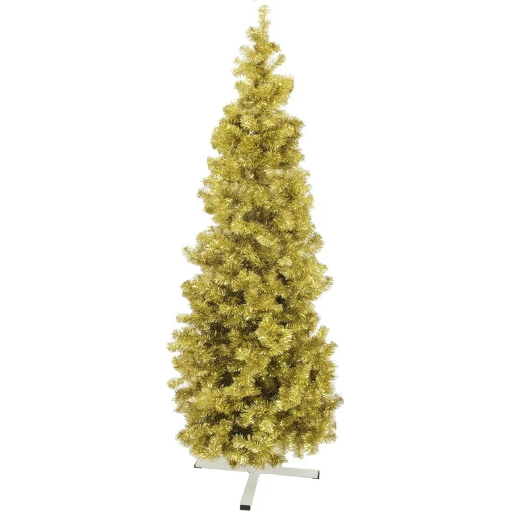 EUROPALMS Tannenbaum FUTURA, gold-metallic, 210cm