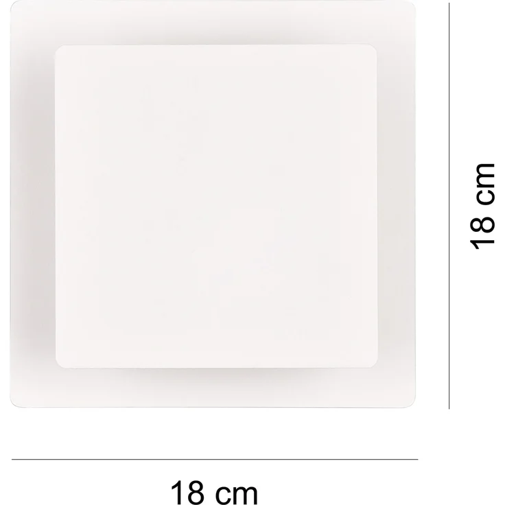 Trio Leuchten LED Wandleuchte Mio 6W warmweiß weiß matt Metall – Bild 4