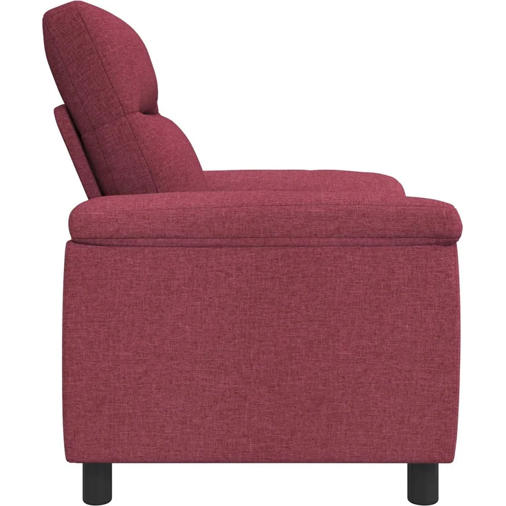 vidaXL Sofa Weinrot 95 x 90 x 95 cm Stoff 42040898 – Bild 3
