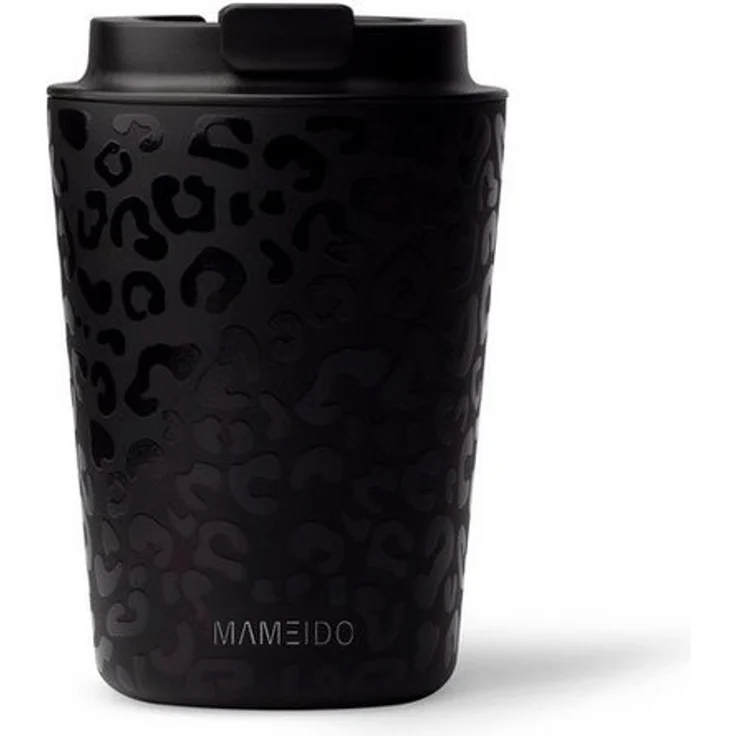 MAMEIDO Thermobecher, Edelstahl, Kunststoff, Silikon, doppelwandig isoliert, auslaufsicher in 350ml, 470ml, 700ml & 1200ml – Bild 1