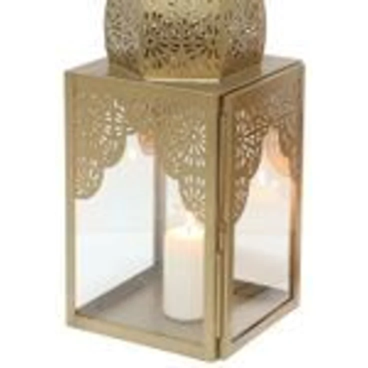 Orientalisches Windlicht Modena Gold L – Bild 4