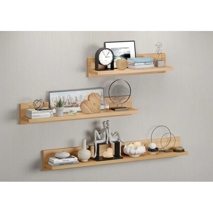 Wandablage Regal Ablage aus Buche Länge wählbar V-90.84-54 – Bild 2