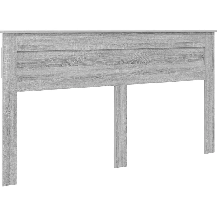vidaXL Bettrahmen Graues Sonoma 200 x 200 cm Massives Kiefernholz 3409724 – Bild 5