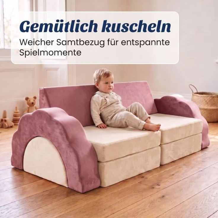 Relaxdays 10-tlg. Kinder Spielsofa modular – Bild 2
