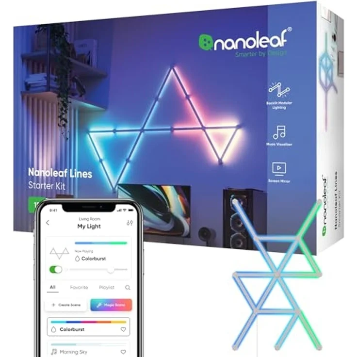 Nanoleaf Lines Starter Kit - 15 PK EEK G – Bild 1