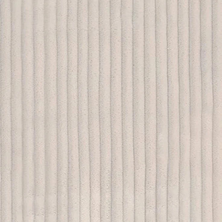 Stella Trading Peach Polsterbett Bettgestell 120x200, Ivory - Modernes Einzelbett in Cord-Optik mit Holzfüßen - 129 x 108 x 215 cm (B/H/T) – Bild 7