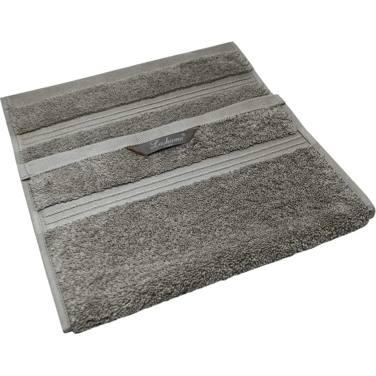 Lashuma Gästehandtücher Linz, Frottee (4-St), Flauschige Gästetücher grau 30x50 cm – Bild 4