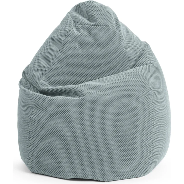 SITTING POINT only by MAGMA BeanBag COMODO XXL Sitzsack mit Plüsch aus 100% Polyester - 80x130cm, Hülle waschbar, Oeko-TEX Standard-Zertifiziert, salbei – Bild 1