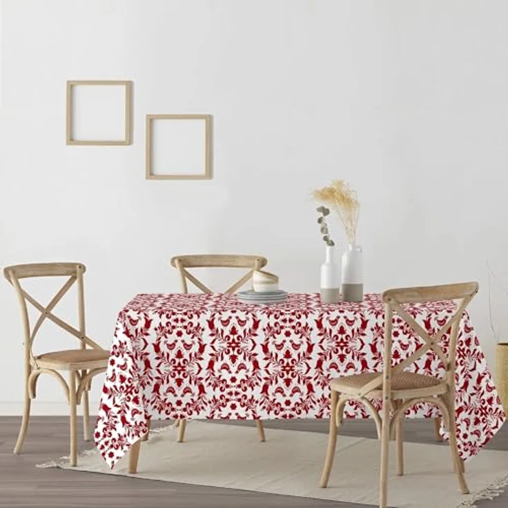 Belum Tischdecke, Weihnachten, schmutzabweisend, rechteckig, aus Harz, harzbeschichtet, Tischdecke für Zuhause (100x140 cm) – Bild 4