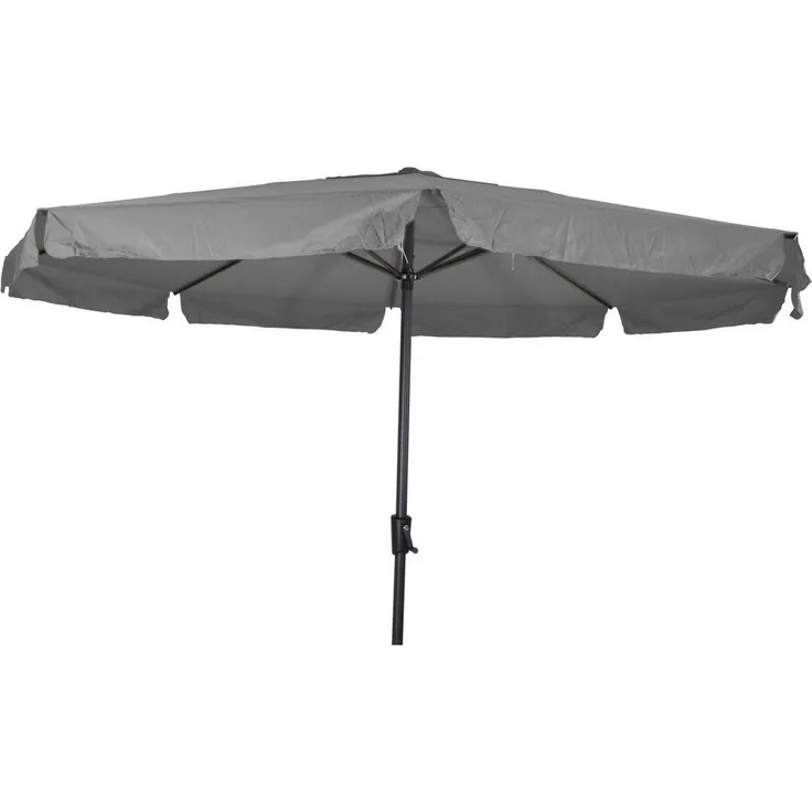 Lesli Living Sonnenschirm Lesli Living Sonnenschirm "Libra Grey" Grau Ø 3,5 m mit UV-Schutz 30+
