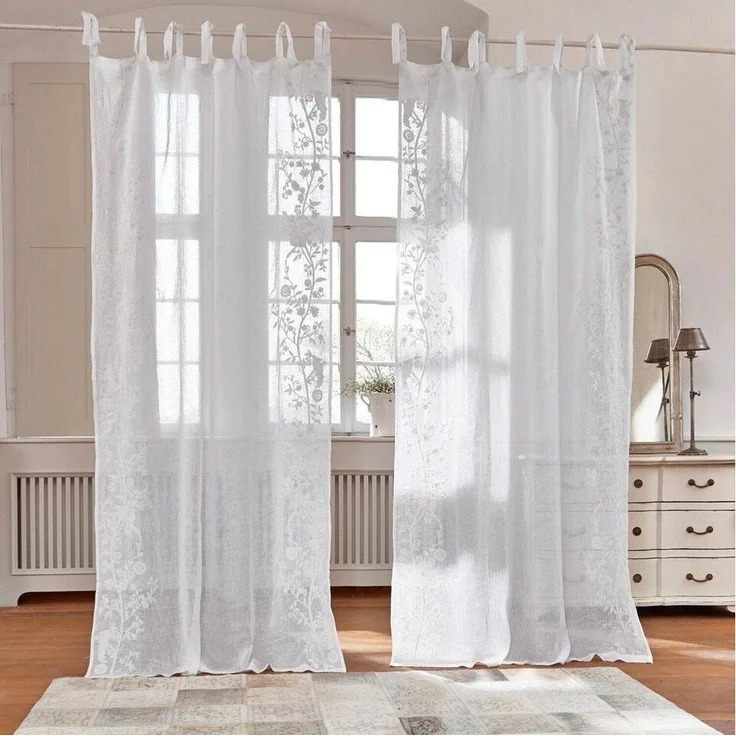 Mirabeau Vorhang Gardine Douvaine weiß – Bild 1