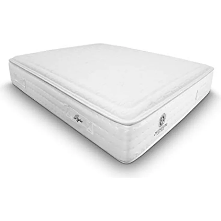 Duérmete Online Matratze Leyre Taschenfederkernmatratze + Visco | Festigkeit und Anpassungsfähigkeit | Höhe 30 cm | Stoff Thermoklima, viskoelastisch, weiß, 150x190