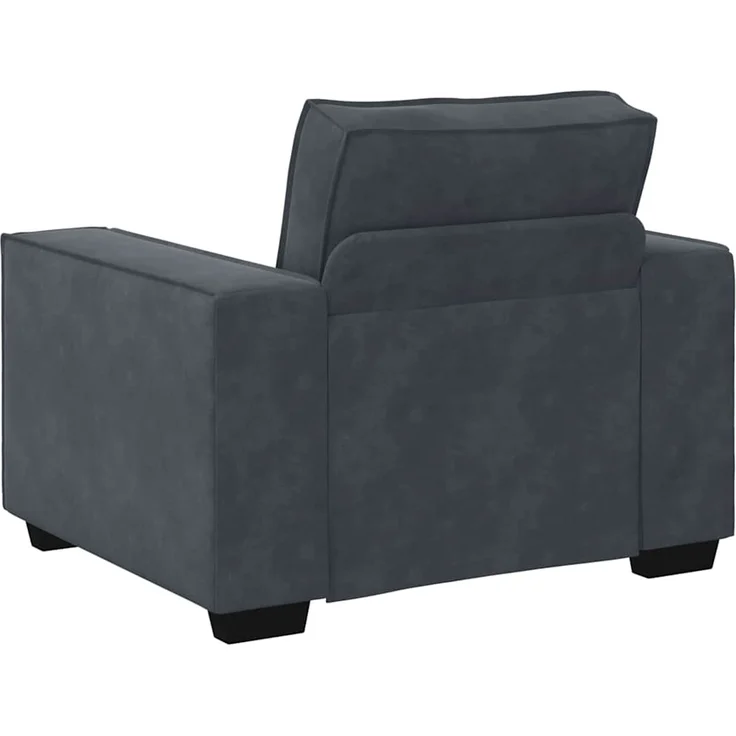 vidaXL Sessel Dunkelgrau 100x78x84 cm Samt 4105001 – Bild 5
