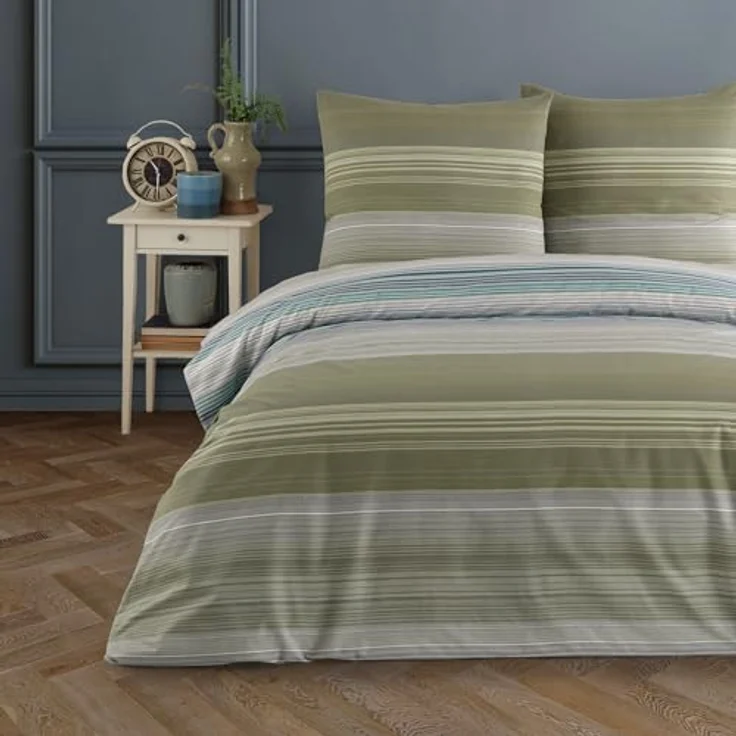 Buymax Bettwäsche, Renforcé, 3 teilig, Bettbezug-Set 200x220 cm 100% Baumwolle mit Reißverschluss hochwertig – Bild 2