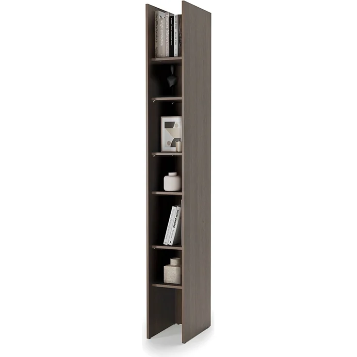 MEBLINI Schrank BC-24 für Schrankbett - Dunin Eiche - 27x217x40cm - Hochschrank mit Regalen – Bild 1