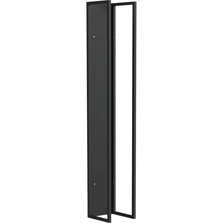 DanDiBo Kaminholzregal Innen Metall Schwarz Kaminholzständer 160 cm mit Rückwand an der Wand Hängend 96540 Holzkorb Kaminholzhalter Holzregal – Bild 5