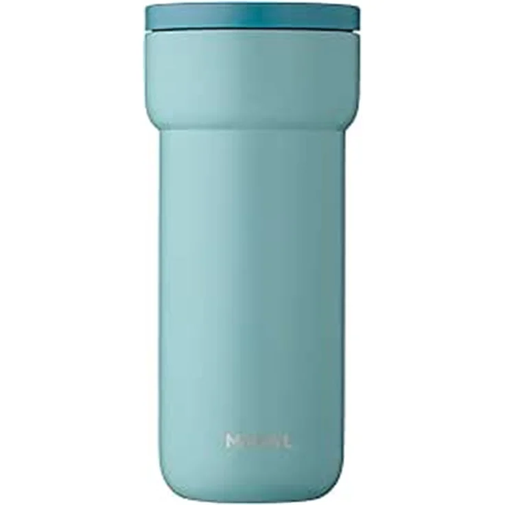 Mepal - Isolierbecher Ellipse - 6 Stunden heiß & 10 Stunden kalt - Thermobecher für Unterwegs - Geeignet als Tee & Kaffeetasse zum Mitnehmen - Passt in alle Becherhalter - 475 ml - Nordic Green – Bild 1