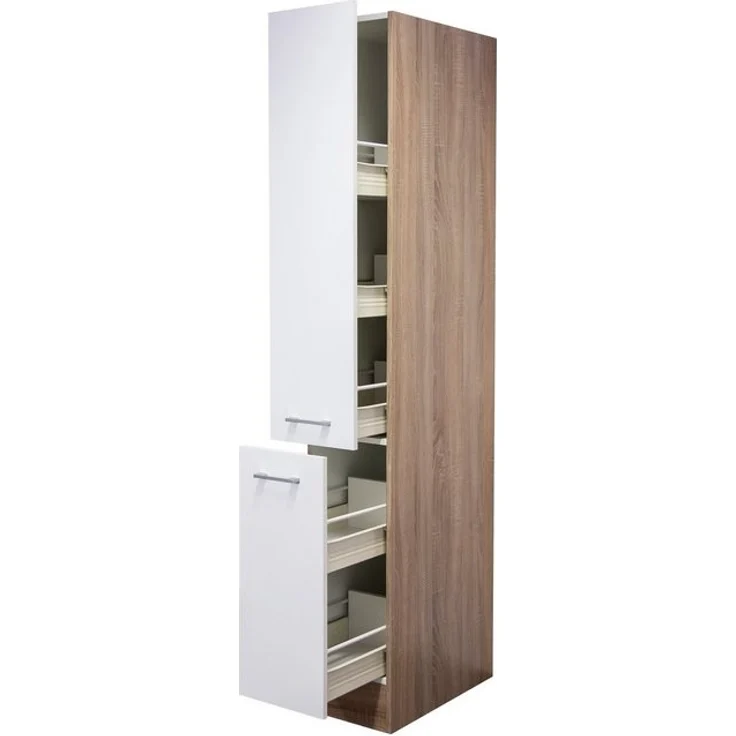 Flex-Well Apothekerschrank Samoa (B x H x T) 30 x 200 x 57 cm, mit 5 Ablagen – Bild 3