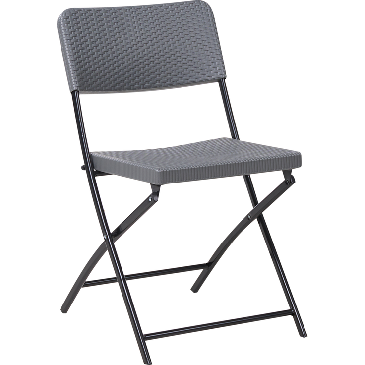 Bistro Set klappbar TRAPPETO Grau – Bild 4