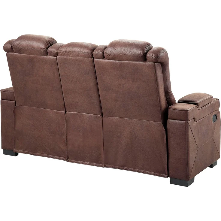 ATLANTIC home collection 2-Sitzer Faris, Zwei Relaxfunktionen, Mittelkosole mit Stauraum und Getränkehalter – Bild 3