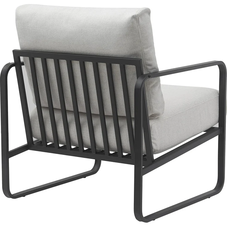 CLP Lounger Manea mit Metallgestell,creme Stoff – Bild 5