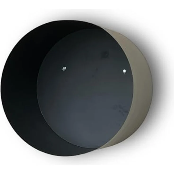 DanDiBo Kaminholzregal Innen Metall Schwarz Rund Wand 50 cm Kaminholzständer mit Rückwand 96433 Wandmontage Hängend Holzkorb Kaminholzhalter Holzregal – Bild 7