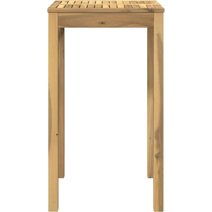 vidaXL Gartenbar-Tisch LAREN Weiß gewaschen 60 x 60,5 x 105 cm 901718 – Bild 3