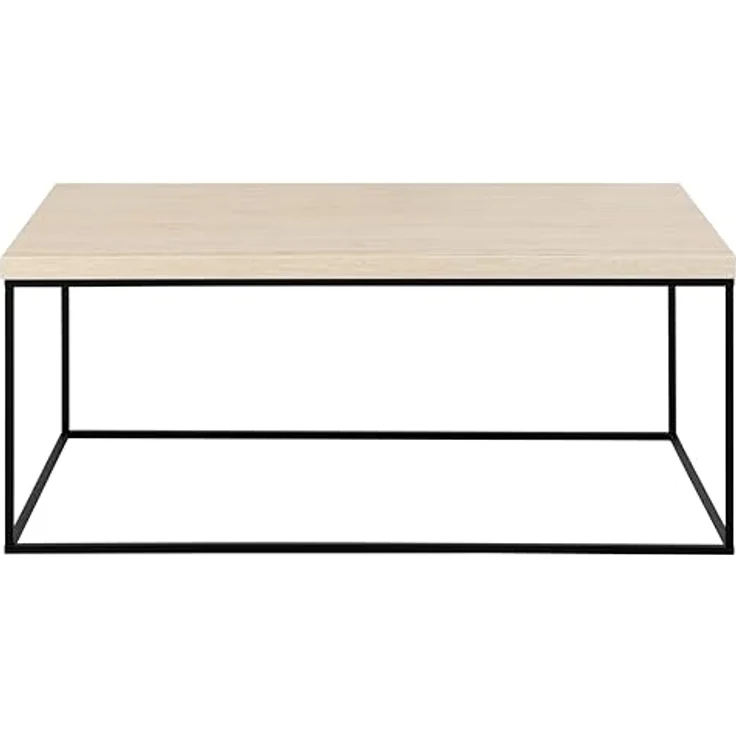 MID.YOU Couchtisch, Beige, rechteckig, Holz und Metall, 55x45x110 cm, FSC Mix – Bild 3