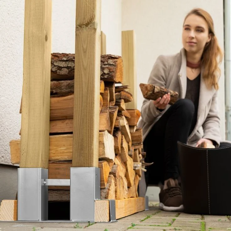 Silberne Holzstapelhilfe im 2er Set 10045103 – Bild 5