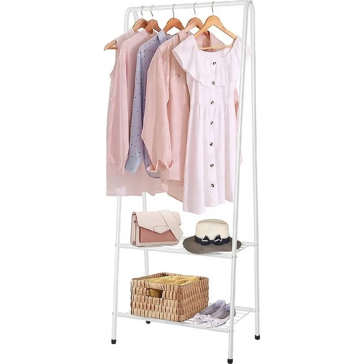 Youyijia TV-Rack Clothes Rack,Ideal for Bedroom,White
