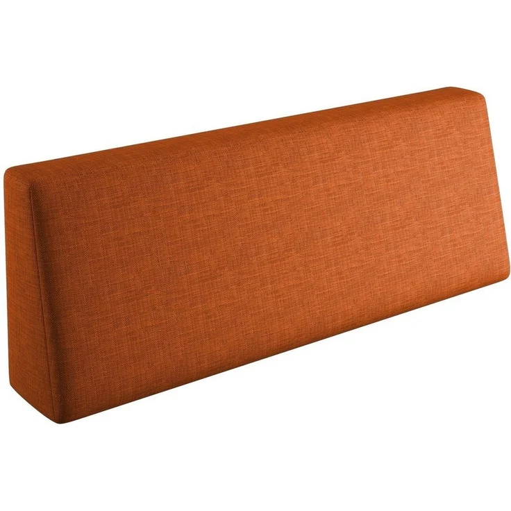 sunnypillow Rückenkissen Palettenkissen mit abnehmbarem Bezug Rückenkissen 120x40x20/10cm, Orange – Bild 1