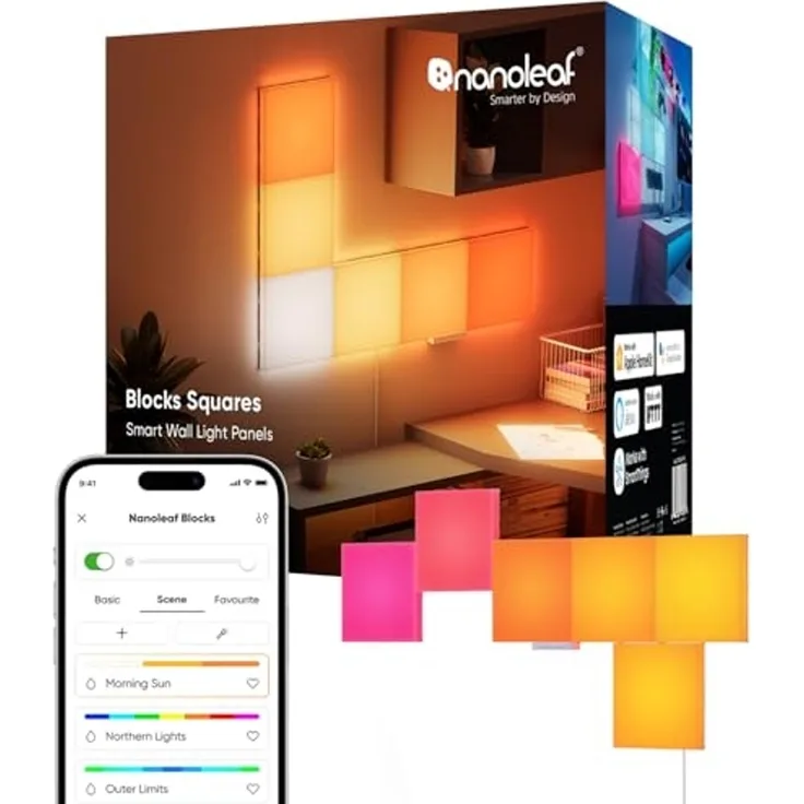 Nanoleaf Blocks Big Squares Starter Kit - 6PK