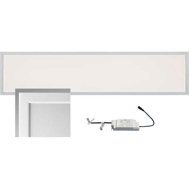 LED Licht-Panel "CTP-120 Office" warmweiß 30x120cm, 3000K, 40W, 3750lm, UGR16
