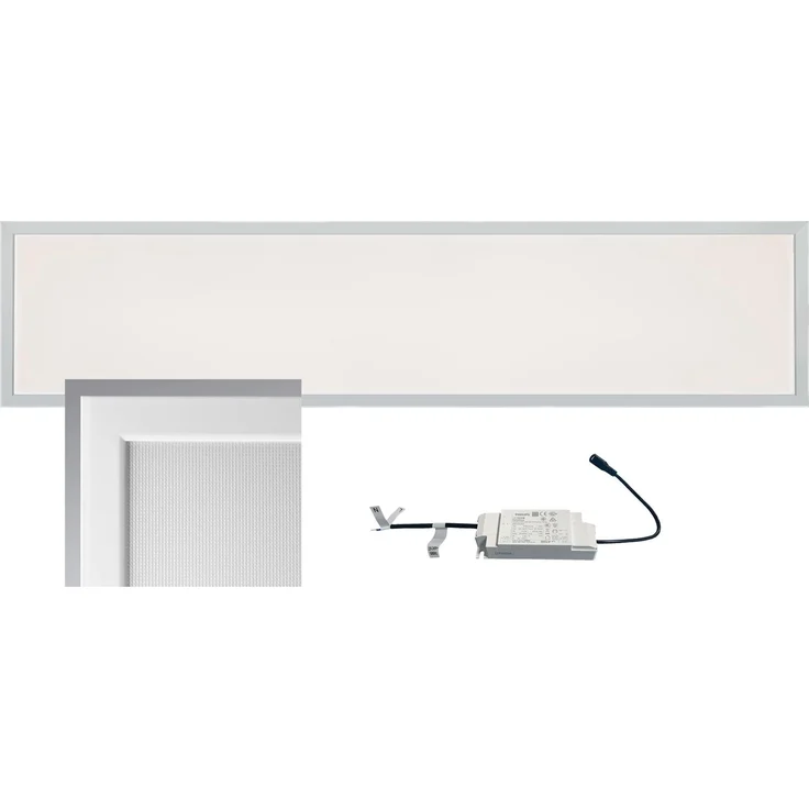 LED Licht-Panel "CTP-120 Office" warmweiß 30x120cm, 3000K, 40W, 3750lm, UGR16 – Bild 1
