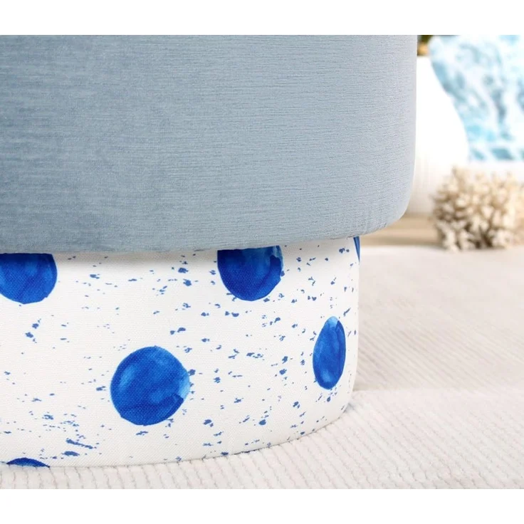 Hanah Home 'Colyos 8853' Pouffe, Mehrfarbig, 43 x 46 x 43 cm – Bild 5