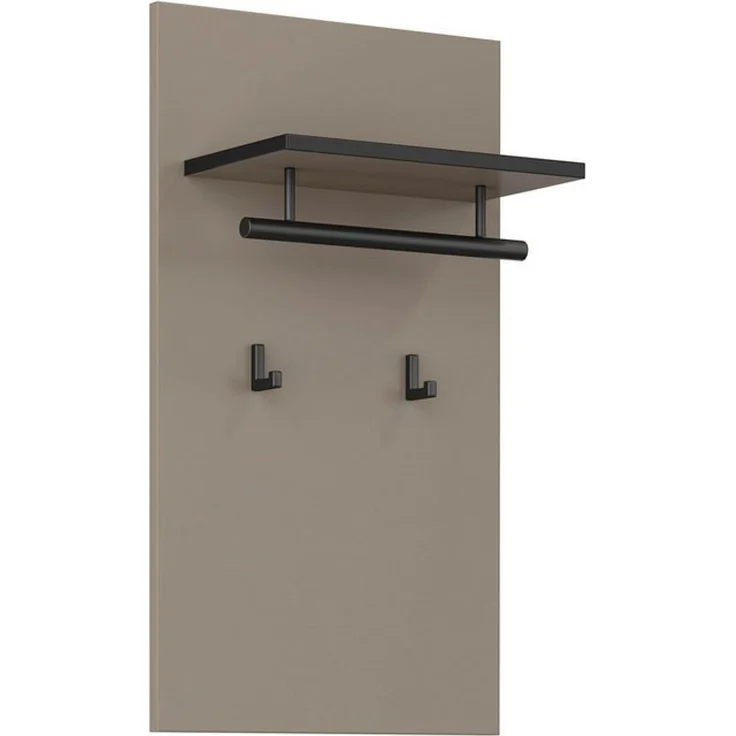 INOSIGN Garderobenpaneel Cross,Breite 40 cm modernes Wandregal mit Haken und Kleiderstange, Wandgarderobe, Aufhänger, Höhe 70 cm – Bild 4
